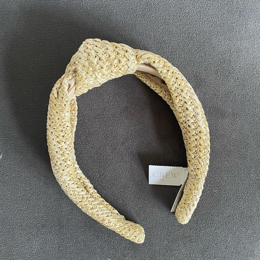 Brand New J.Crew Raffia Knot Headband